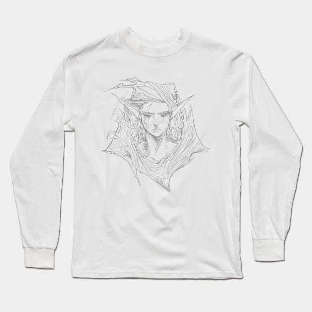 Starchild Long Sleeve T-Shirt by inklingsart